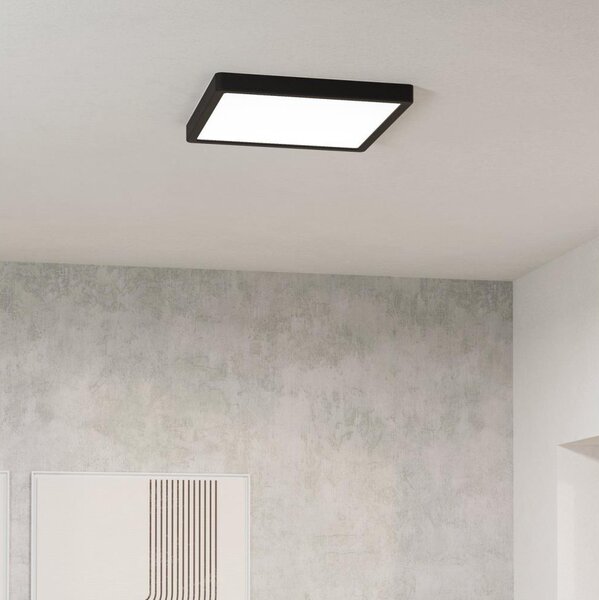Eglo 901304-LED Plafonieră FUEVA LED/13W/230V 2700/4000/6500K 29x29cm neagră