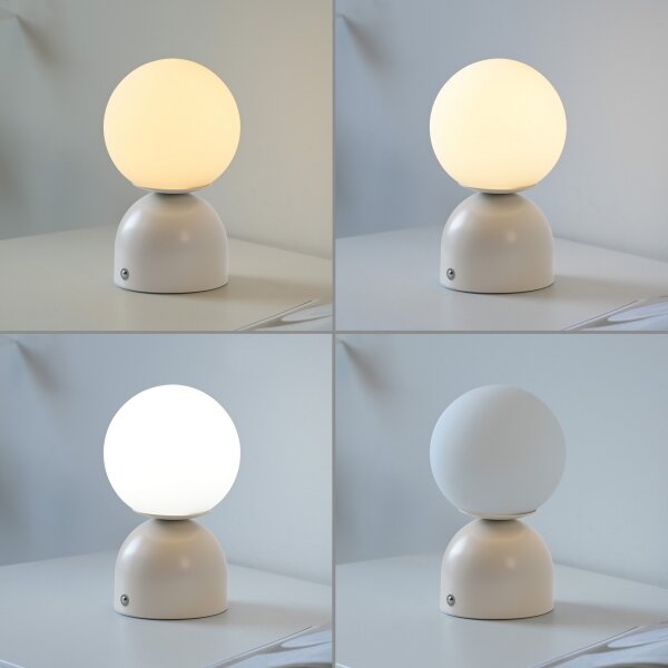Lampă de birou LED RUDI, reglabilă, 1,2W/5V, gri - Schöner Wohnen 19218-39