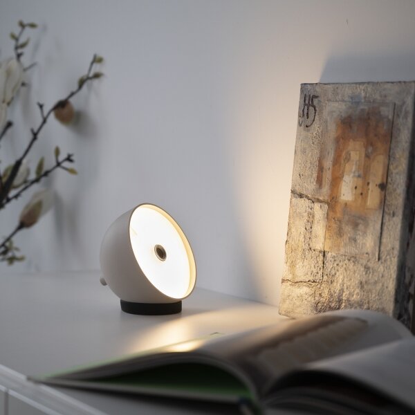 Schöner Wohnen 19244-39 - Lampă de masă LED BELLIS, dimabilă, 2,5W/5V, IP54, gri