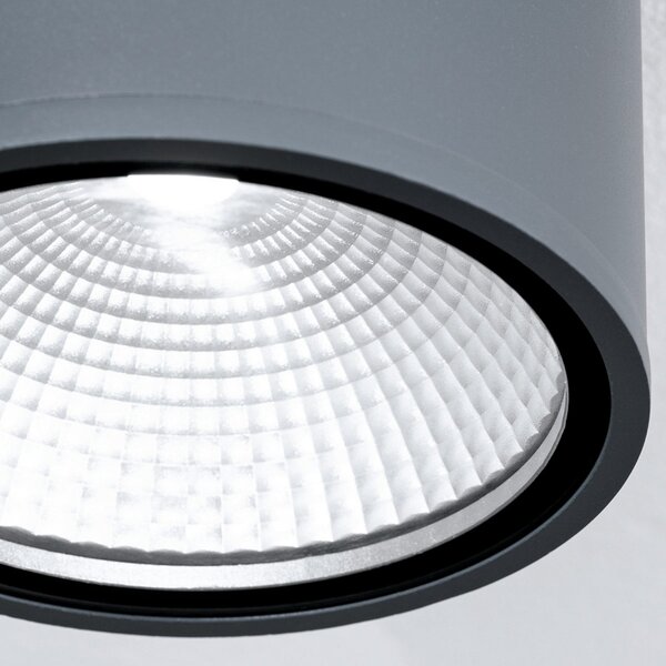 ORION Plafonieră LED Sputnik IP65 Ø 14,5cm antracit, Gri, Metal, Modern