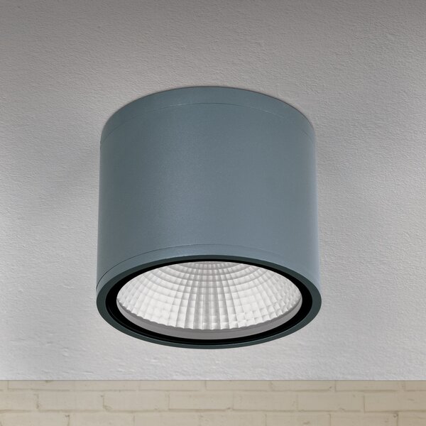 ORION Plafonieră LED Sputnik IP65 Ø 14,5cm antracit, Gri, Metal, Modern