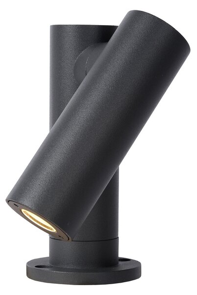 Lucide Tatum LED plintă de iluminat cu spot pivotant, Negru, Metal, Modern