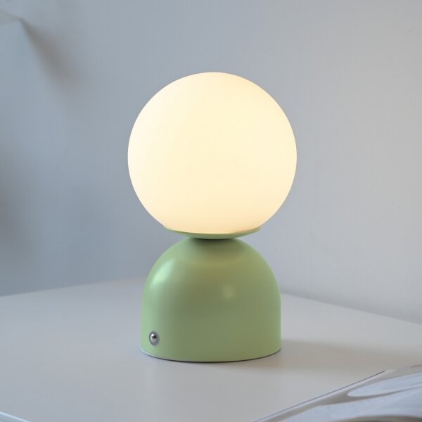 Schöner Wohnen 19218-43 - Lampă de masă LED RUDI, dimabilă, LED/1,2W/5V, verde