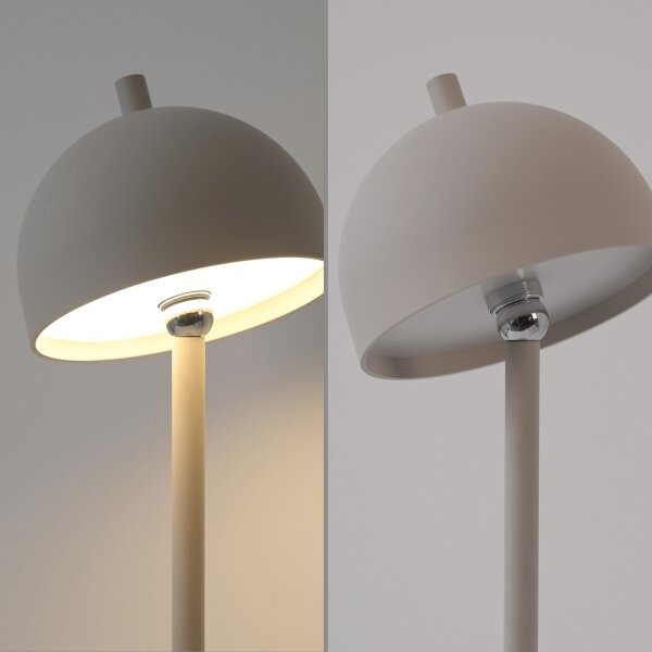 Schöner Wohnen 19244-39 - Lampă de masă LED BELLIS, dimabilă, 2,5W/5V, IP54, gri
