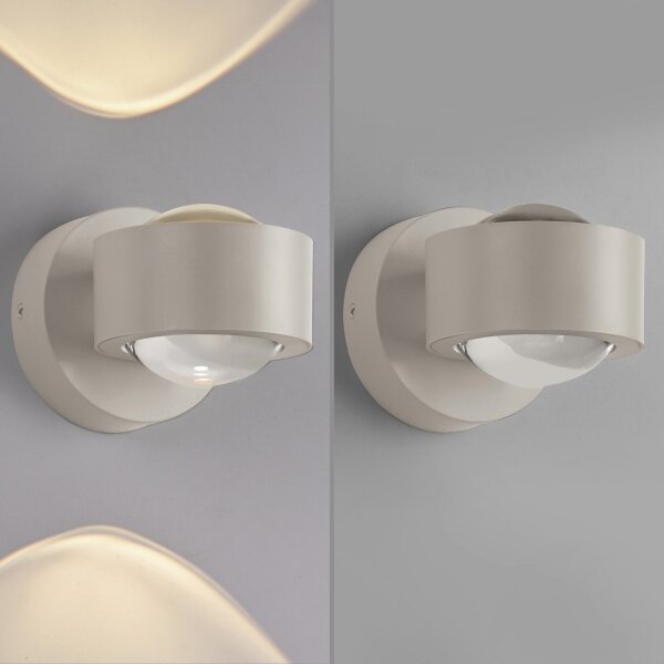 Schöner Wohnen CHIA 19331-39 - Aplică de perete LED 2xLED/2W/230V, gri