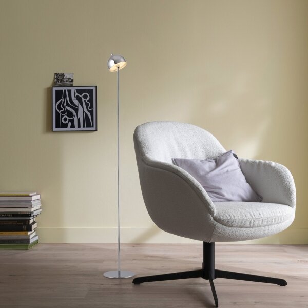 Schöner Wohnen BELLIS 19245-17 - Lampă de podea LED cu dimmer, 2,5W/5V, IP54, crom