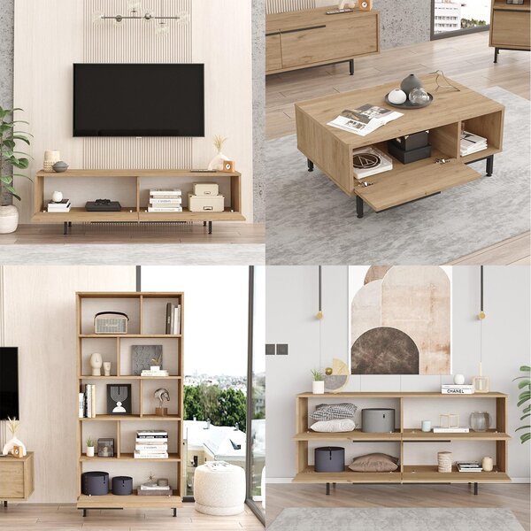 Set mobilier living Ontario S (stejar). 1107749