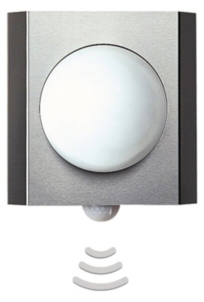 Albert Leuchten Aplică de exterior 512 cu detector mișcare, Metalic, Metal, Modern