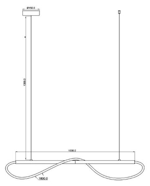 Light Prestige Meleca lampă suspendată 1x24 W auriu LP-2345/1P S GD CCT