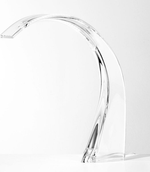 Kartell Lampă de masă LED Taj, transparentă, 62 cm, plastic, Transparent, Camera de zi / sufragerie, Plastic, Design
