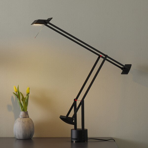 Artemide Tizio lampă de masă LED 3.000K, negru, reglabil, Negru, Studiu / Birou, Plastic, Design