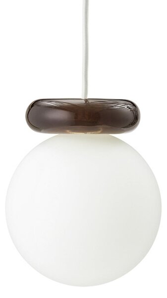 Lustră Pendul Normann Copenhagen, Hinx, reglabil, Maro / Rugină, Bucătărie, Sticlă, Design