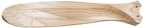 CasaFan Ventilator de tavan ECO GENUINO, crom/lemn deschis, Ø 122 cm, silențios, Lemn, Camera de zi / sufragerie, Lemn, Modern