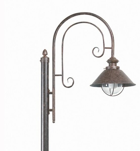 FARO BARCELONA Lampadar Nautica 1 flux, Maro / Rugină, Metal, Antichitate