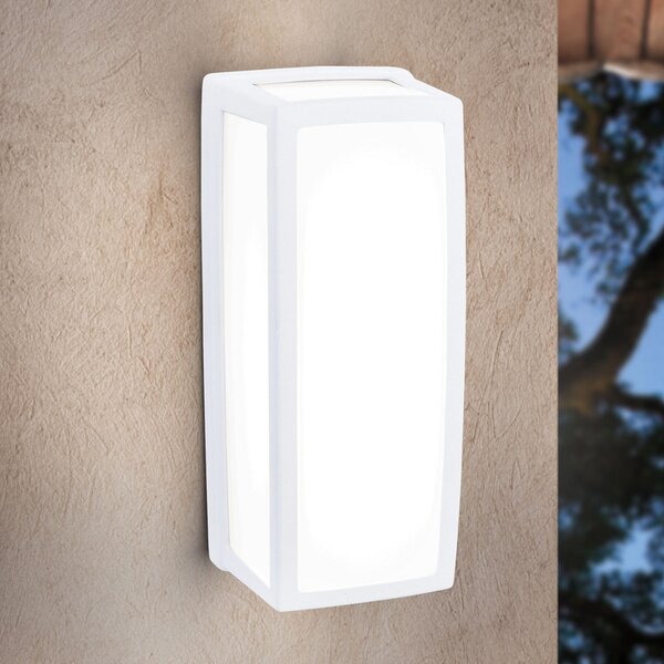 ORION Aplică LED de exterior Bob din aluminiu IP54, albă, Alb, Metal, Modern