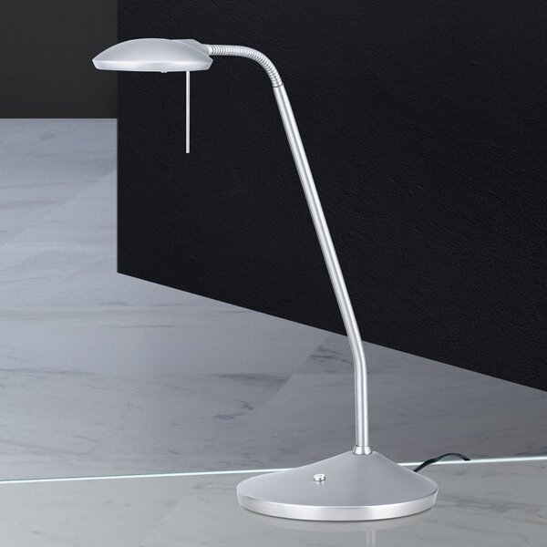 ORION Lampă de masă LED Cobra, culoare lumină reglabilă, reglabil, Gri, Studiu / Birou, Metal, Modern