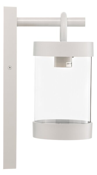 Trio Lighting Aplică de exterior Sambesi, senzor crepuscular alb, Alb, Metal, Modern, Felinar
