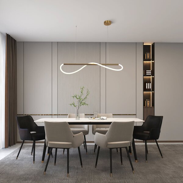 Light Prestige Meleca lampă suspendată 1x24 W auriu LP-2345/1P S GD CCT
