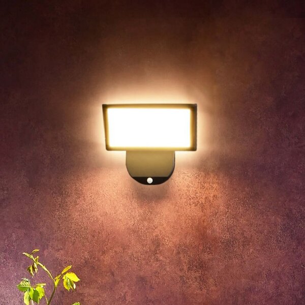 Deko-Light Aplică de exterior cu LED Alkes L senzor, 30 cm, Negru, Metal, Modern