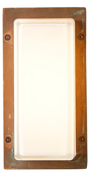 Moretti Luce Aplică de exterior Ice Cubic 3410, alamă antic, reglabil, Bronz / Alamă Veche, Metal