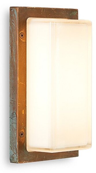 Moretti Luce Aplică de exterior Ice Cubic 3410, alamă antic, reglabil, Bronz / Alamă Veche, Metal