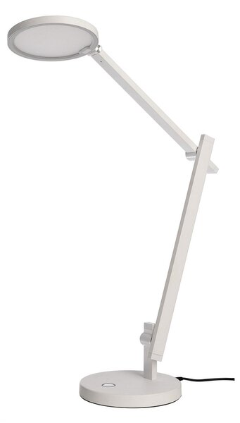 Deko-Light Adhara lampă de birou LED regl. 3 trepte, albă, reglabil, Alb, Studiu / Birou, Metal