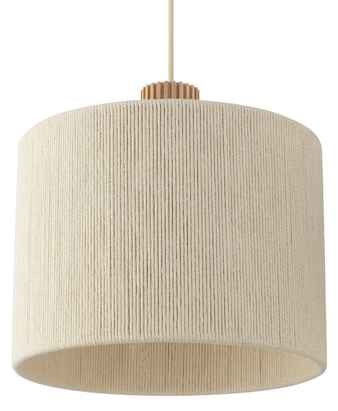 Brilliant Lampă suspendată Arlo, bej, din material textil, lungime 120 cm, cu 3 becuri, reglabil, Bej, Camera de zi / sufragerie, Țesătură / Textil, Modern
