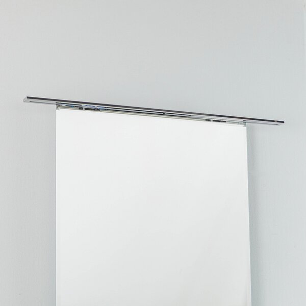 MCJ LED oglindă cu lumină Espelho 80 cm crom 3.000 K, Metalic, Baie, Metal, Modern