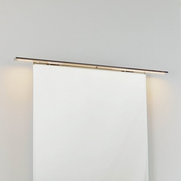 MCJ LED oglindă cu lumină Espelho 80 cm crom 3.000 K, Metalic, Baie, Metal, Modern
