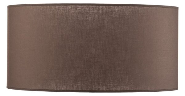 Duolla Abajur Roller, maro pământ, Ø 50cm, înălțime 24cm, Maro / Rugină, Țesătură / Textil