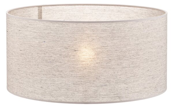 Duolla Abajur Roller, gri, Ø 50 cm, înălțime 24 cm, Gri, Țesătură / Textil