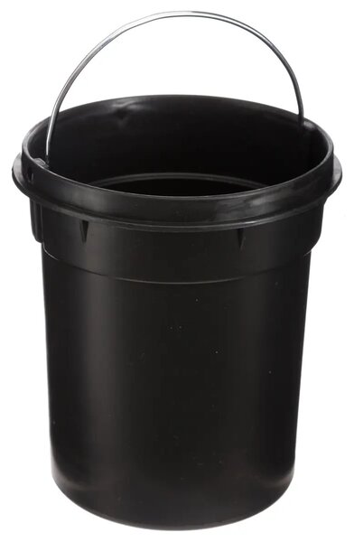 Cos de gunoi cu capac din bambus NATUREO 3L, alb