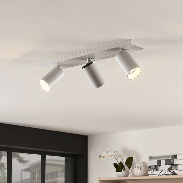 Arcchio Spot Brinja, set de 2, alb, unghiular, 3 becuri, GU10, reglabil, Alb, Hol, Aluminiu, Modern