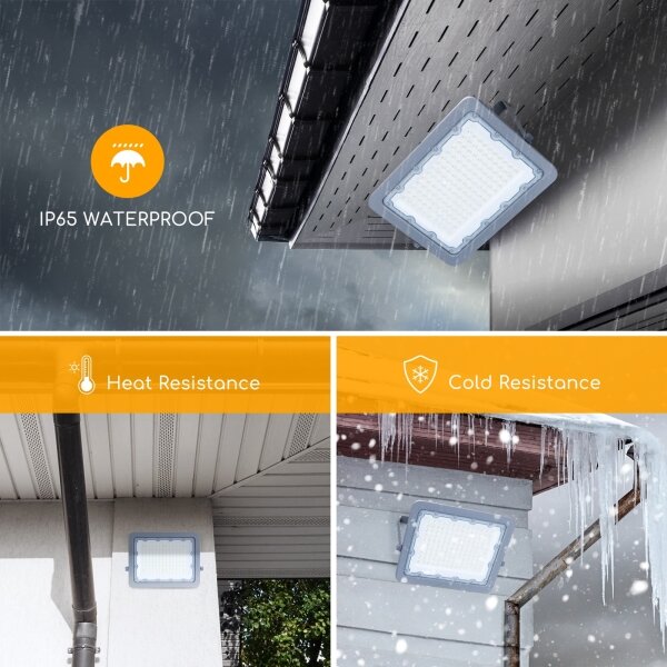 Proiector LED Aigostar LED/100W/230V gri 4000K IP65