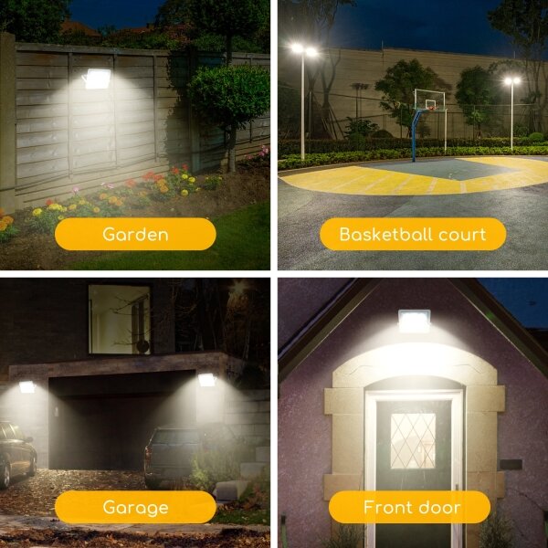 Proiector LED Aigostar LED/100W/230V gri 4000K IP65
