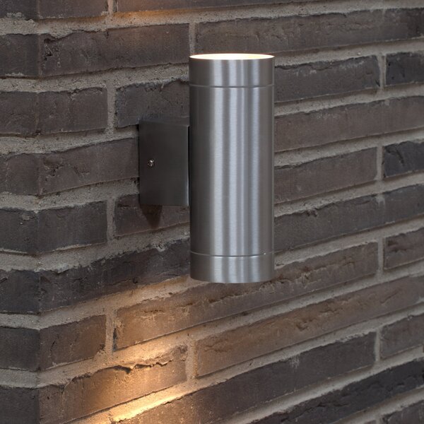 Nordlux Tin Maxi Double aplică de exterior aluminiu, reglabil, Metalic, Metal, Modern