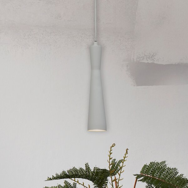 IT´S ABOUT ROMI IT'S Lampă suspendată Bordeaux, gri deschis, 1 bec, reglabil, Gri, Bucătărie, Metal, Modern