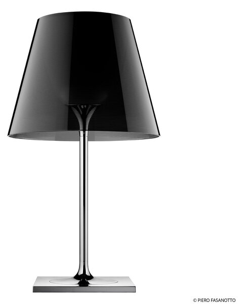 FLOS Lampa de masă KTribe T2, gri fumuriu, reglabil, Metalic, Camera de zi / sufragerie, Plastic, Design