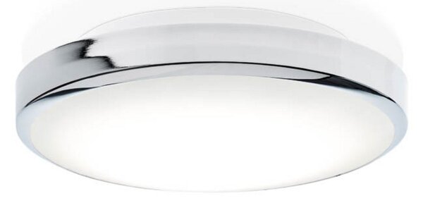 Decor Walther Glow plafonieră LED, crom, Ø28cm, reglabil, Metalic, Baie, Metal, Modern