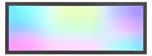 Reality Leuchten Plafonieră cu LED-uri Beta, lungime 80 cm, negru, RGBW, CCT, reglabil, Negru, Camera de zi / sufragerie, Metal, Modern