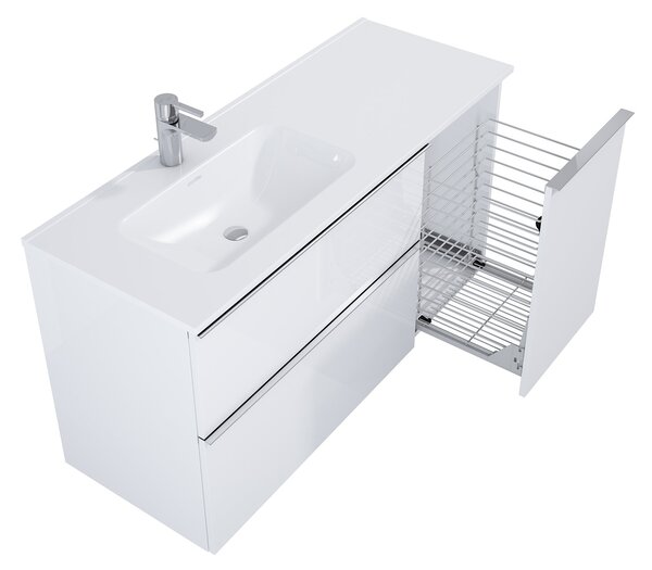 Elita Skappa lavoar 101x46.6 cm dreptunghiular mobilier-cu blat alb luciu RE041004068060