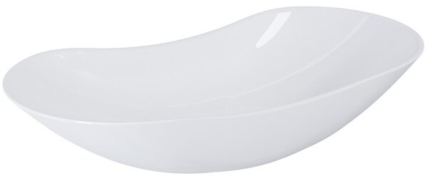 Elita Piato lavoar 73x38 cm ovale de blat alb luciu RE040730128060