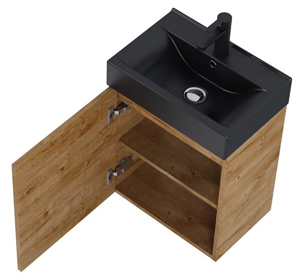 Elita Tiny lavoar cu dulap 45 cm stejar RE020451157050