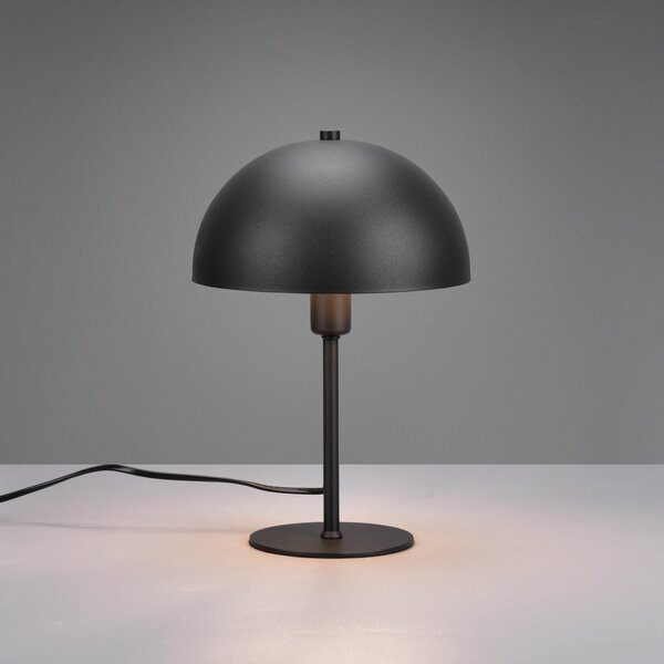 Trio Lighting Lampă de masă Nola, înălțime 30 cm, negru/auriu, Negru, Camera de zi / sufragerie, Metal, Scandinavă