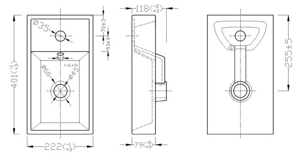 Elita Young Basic lavoar cu dulap 40.2 cm negru RE168996007160