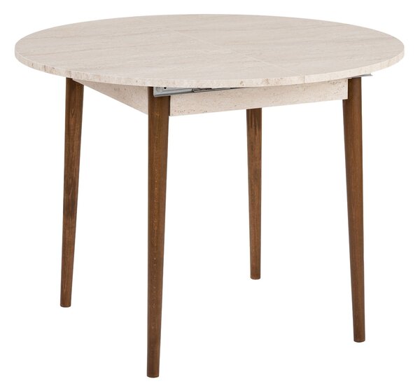 Masă extensibilă (pentru 4 persoane) Viola (travertin + nuc). Promo -17%. 1153759