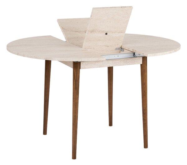 Masă extensibilă (pentru 4 persoane) Viola (travertin + nuc). Promo -17%. 1153759