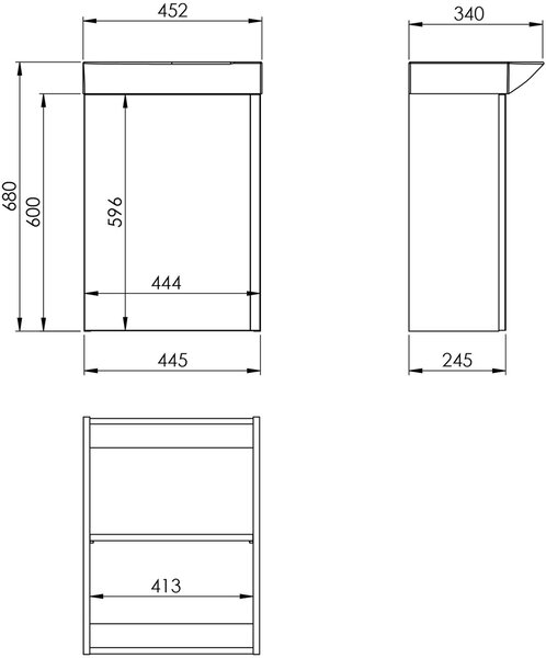 Elita Summer lavoar cu dulap 45.2 cm albastru RE020450147030
