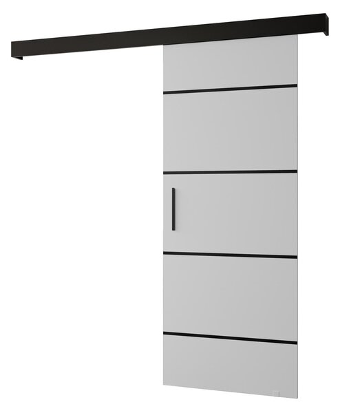 Uși culisante 70 cm Slavdro 4 (alb mat + negru mat). 1108746
