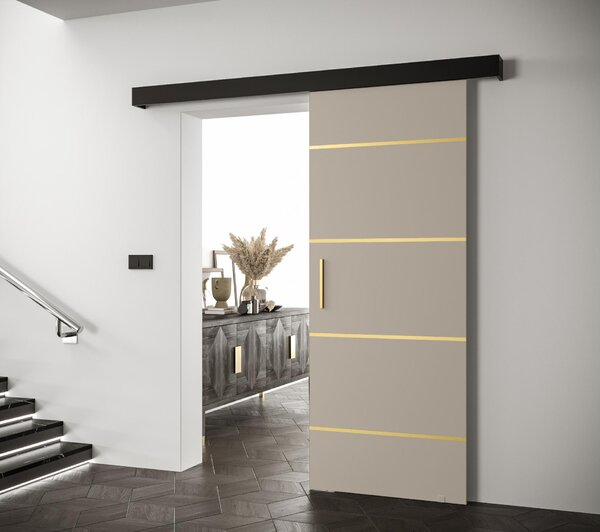Uși culisante 70 cm Slavdro 4 (cashmir + negru mat). 1108761